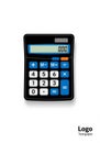 Illustration of a calculator with a Royalty Free Stock Photo