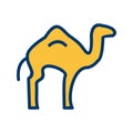 Illustration Camel Icon For Personal And Commercial Use.