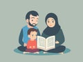 Family Reading Qur\'an Together