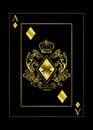 The diamonds ace gold