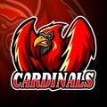 Cardinals esport logo mascot design