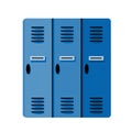 Illustration Cartoon Football Locker Icon Isolated