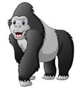 Cartoon funny gorilla