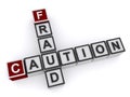 Caution fraud crosswords