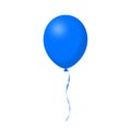 Illustration for celebration blue ballon