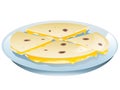 Cheese quesadillas illustration