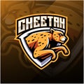 Cheetah sport mascot logo design Royalty Free Stock Photo