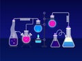 Chemistry lab concept Royalty Free Stock Photo