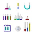 Illustration of chemistry labware