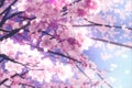 Cherry blossom generated by ai Royalty Free Stock Photo