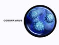 Chinese coronavirus. 2019-nCoV Royalty Free Stock Photo