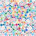 Illustration circle multi colorful background and texture