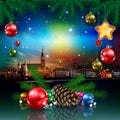 Christmas in city Royalty Free Stock Photo