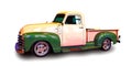 Illustration of Classic american pickup truck. White background Royalty Free Stock Photo