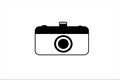 Illustration of a classic black photography camera Royalty Free Stock Photo