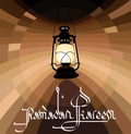 Illustration of Classic Ramadan lantern