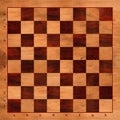 Illustration of a classic wood checkers board featuring a flat game surface Royalty Free Stock Photo