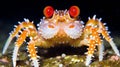 Close up of a red-spotted crab (crab)