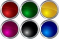 Illustration:colored circles Royalty Free Stock Photo