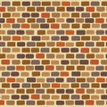 illustration of an colorful Bricks Wall Background