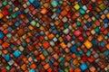 Colorful mosaic tiles background, close-up,  Abstract background Royalty Free Stock Photo