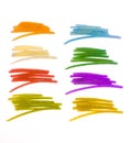 Illustration colorful scribble background