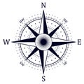 Illustration of a compass rose icon