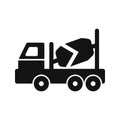 Illustration Concrete Mixer Icon For Personal And Commercial Use.