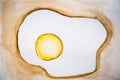 Illustration cooked eggs Royalty Free Stock Photo