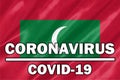 COVID-19 on Maldives Flag