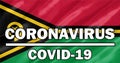 COVID-19 on Vanuatu Flag