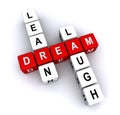 Learn laugh dream