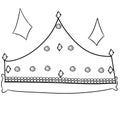 Illustration of a crown Royalty Free Stock Photo