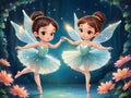 Cute adorable fairy