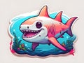 Cute adorable shark Royalty Free Stock Photo