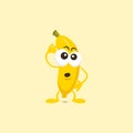 Illustration of cute banana
