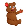 Cute bear illustration Royalty Free Stock Photo