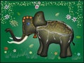 That is the nice illustration of nice decoreted elephant which is looking so attractive