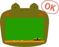 Cute Toad blackboard