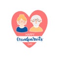 Grandparents day greeting card