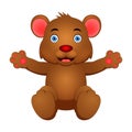 Cute bear illustration Royalty Free Stock Photo