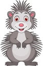 Cute porcupine cartoon