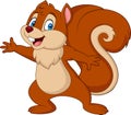 Cute squirrel cartoon