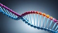 3D Graphic DNA rendering for background Royalty Free Stock Photo
