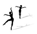 Illustration of dancers silhouettes