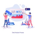 illustration Data Analysis Process Royalty Free Stock Photo
