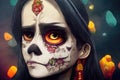 Day of the Dead, Dia de Muertos, Halloween Portrait