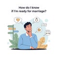 Prelude to Marriage: Assessing Emotional and Material Readiness Royalty Free Stock Photo