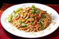 Illustration of delicious fried noodles