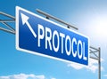 Protocol concept. Royalty Free Stock Photo